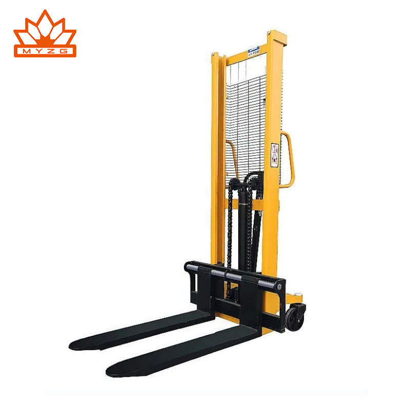 China Hyster 0.5/0.7/1.0ton Forklift Pallet Stacker Fully Electric Self Lifting Stacker