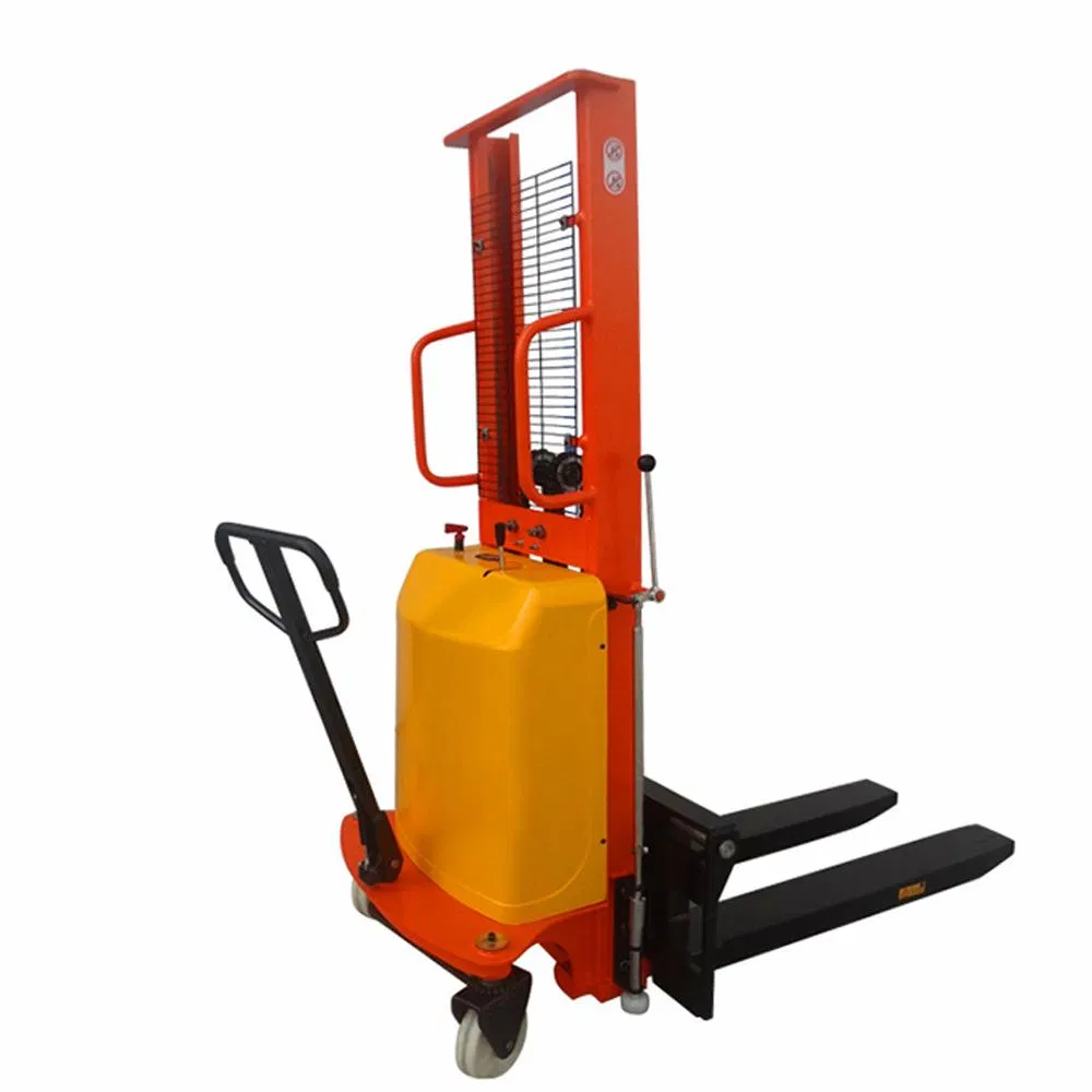 Factory Supply 1ton Semi Electric Powered Pallet Stacker Truck