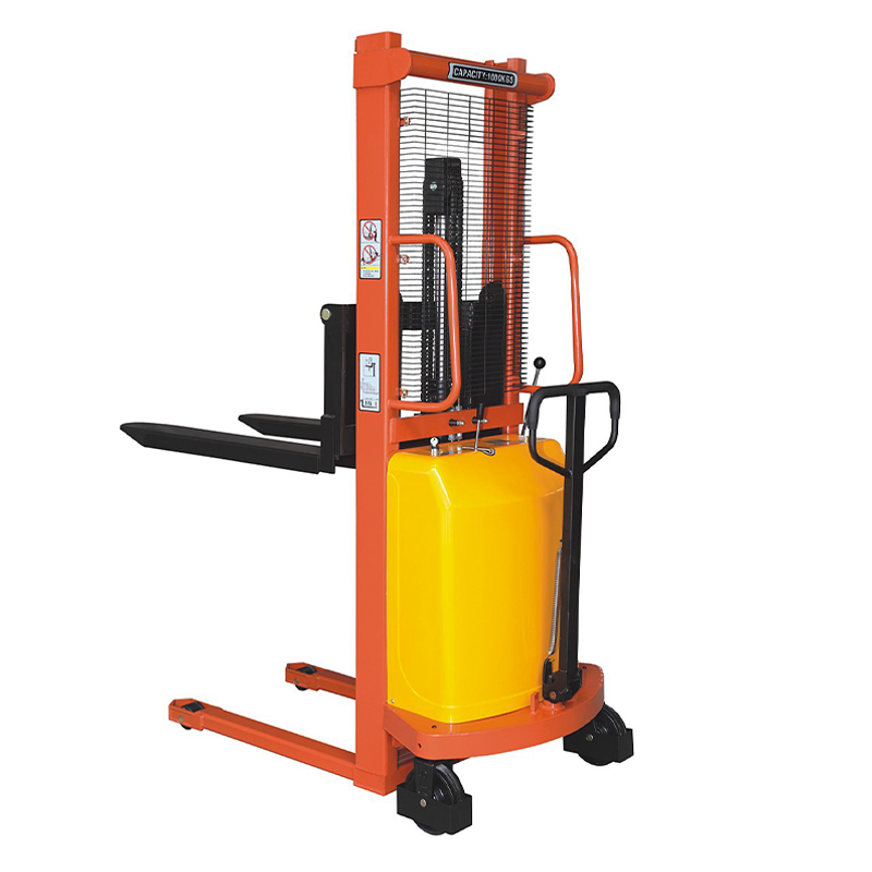 Loading 1000kg 2000kg Lifting 1.6m-3.5m Semi Electric Stacker Price Electric Pallet Stacker