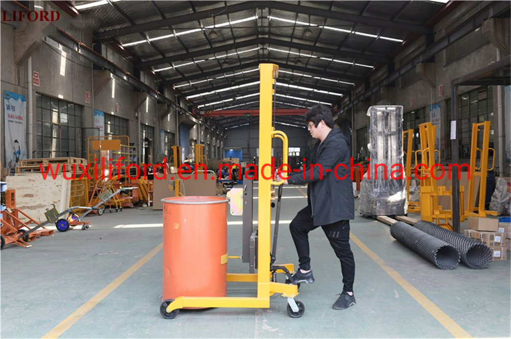 China Manufacturer 400kg Capacity Drum Lifter Hydraulic Drum Tilter Dt400A/Dt400A-1