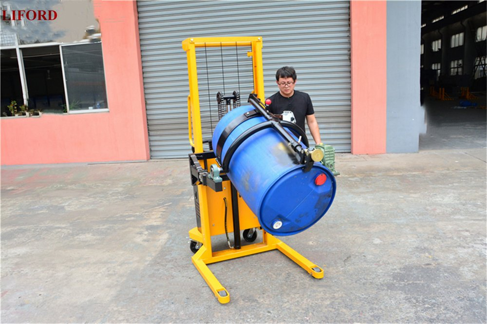 Factory Price 520kg Capacity Electric Drum Rotator with Scale Yl520-1