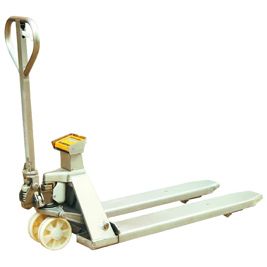 Stainless Mobile Weighing Pallet Truck Without Printer