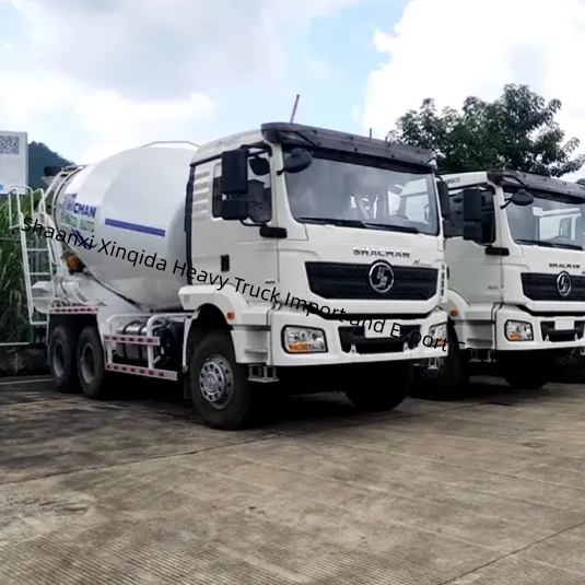 Shacman H3000 6X4 Cement Mixer Truck 380HP Construction Mobile Heavy Duty Discharge Drum Mixing Concrete Truck