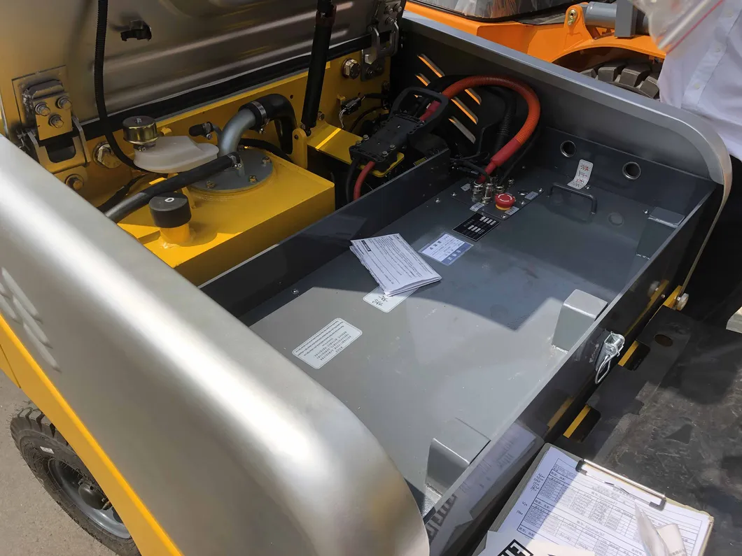 Electric Forklift Side View