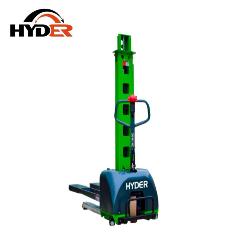 Hyder Operate Automatic Forklift 0.7t Self Loading Fully Electric Stacker Portable Pallet Stacker