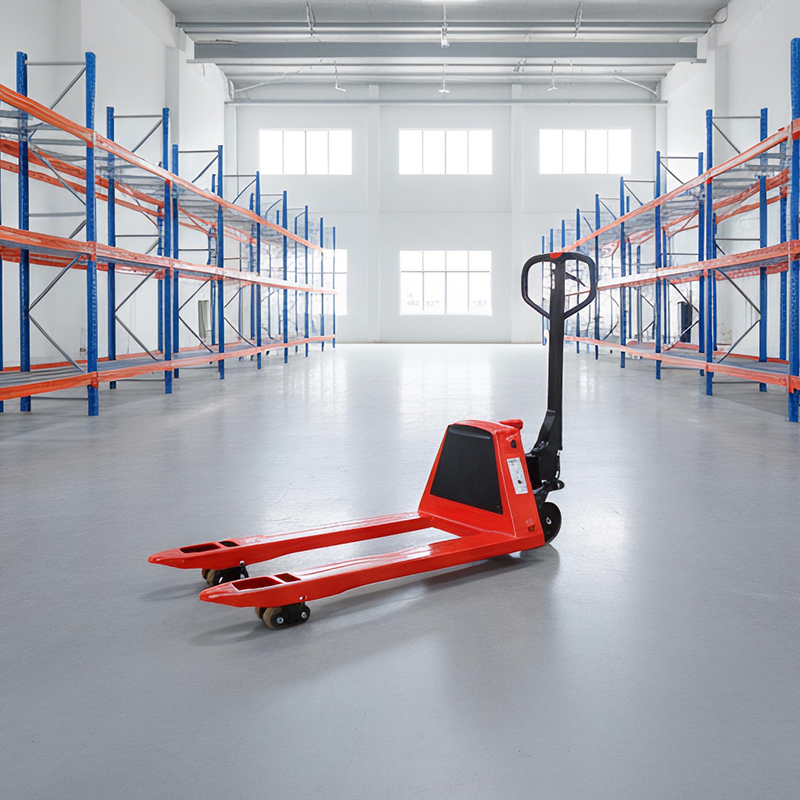 1500kg Small Turning Radius Narrow Channel Electric Pallet Truck with CE Certification, Heavy-Duty Electric Pallet Truck with Weighing Function