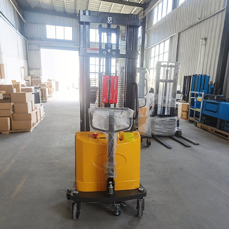 Factory Supply 1000kg/1500kg/2000kg Handle Pallet Truck Stacker 1t 1.5t 2t Semi Electric Stacker with 3.5m Lifting
