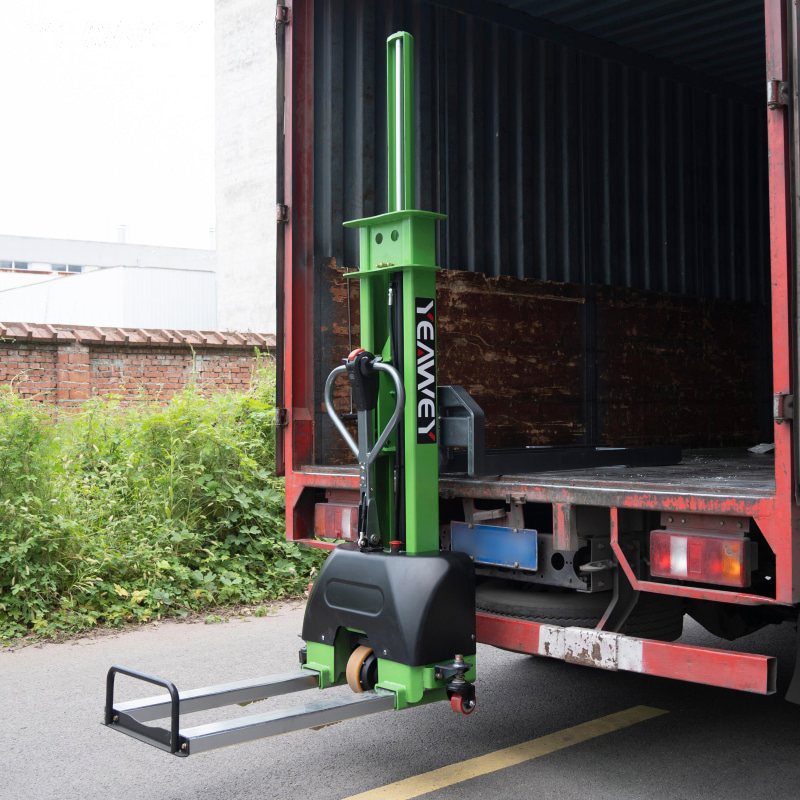 Semi Electric Stacker 1.5 Ton High Lift Pallet Stacker for Warehouse