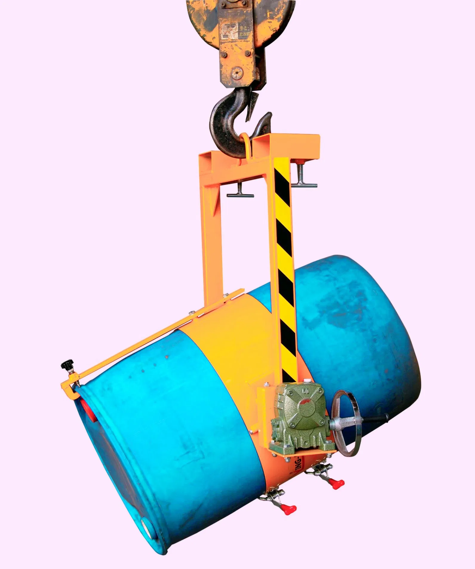 China Factory Price 400kg Drum Hand Rotator Lm800 Oil Drum Lifting Clamps