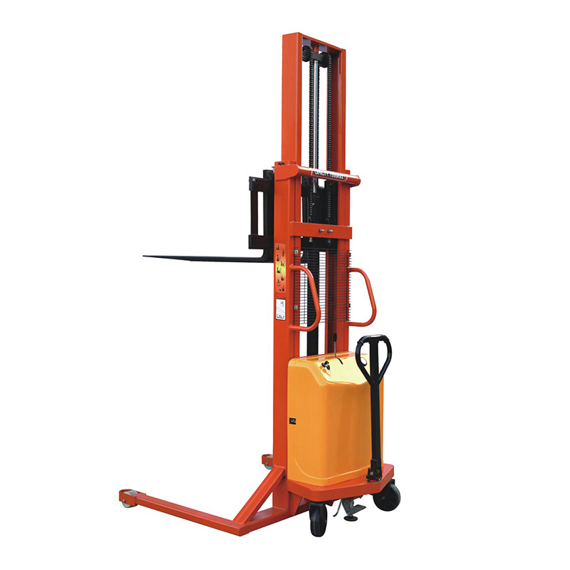 Loading 1000kg 2000kg Lifting 1.6m-3.5m Semi Electric Stacker Price Electric Pallet Stacker