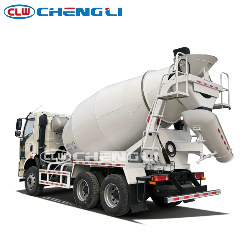 Factory Price FAW 25ton Concrete Mixer Truck 6m³ Drum 14.3ton Payload 243HP Diesel 6X2 Construction Truck