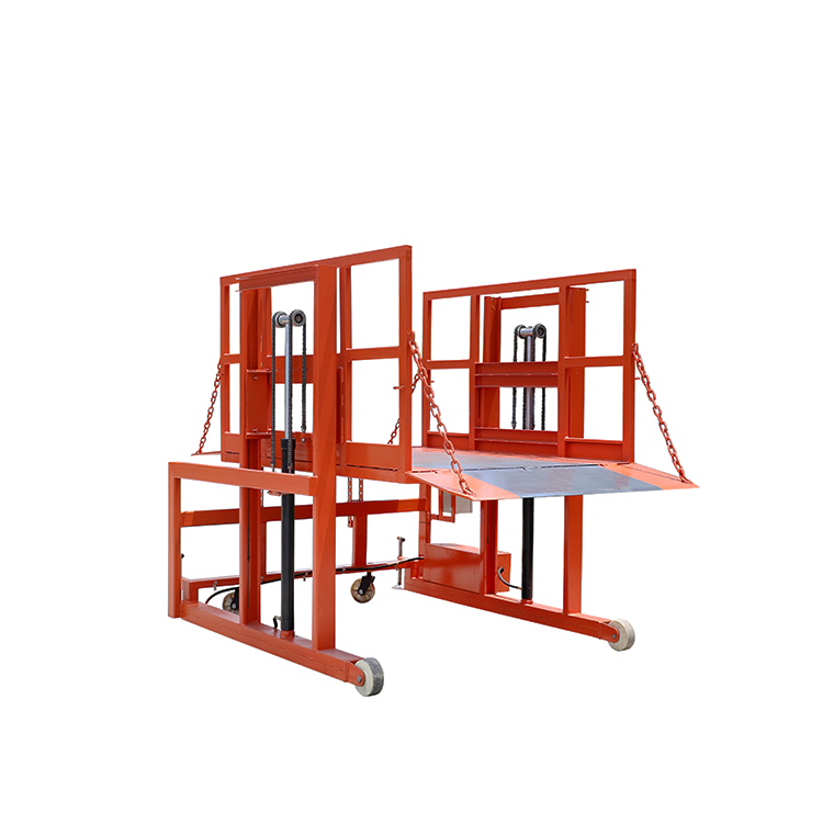 Factory Container Forklift Truck Pallet Stacker Electric Hydraulic Loading Dock Ramp