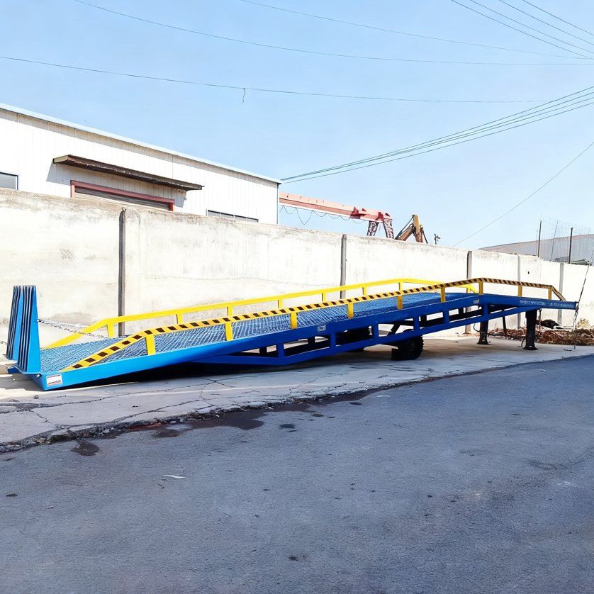 Ramps for Forklift Container Ramp for Hydraulic Mobile Dock Ramp Mobile Dock Ramp Container Loading Ramp Mobile Yard Ramp 8 T 10 T 12 T 14 T 16 T
