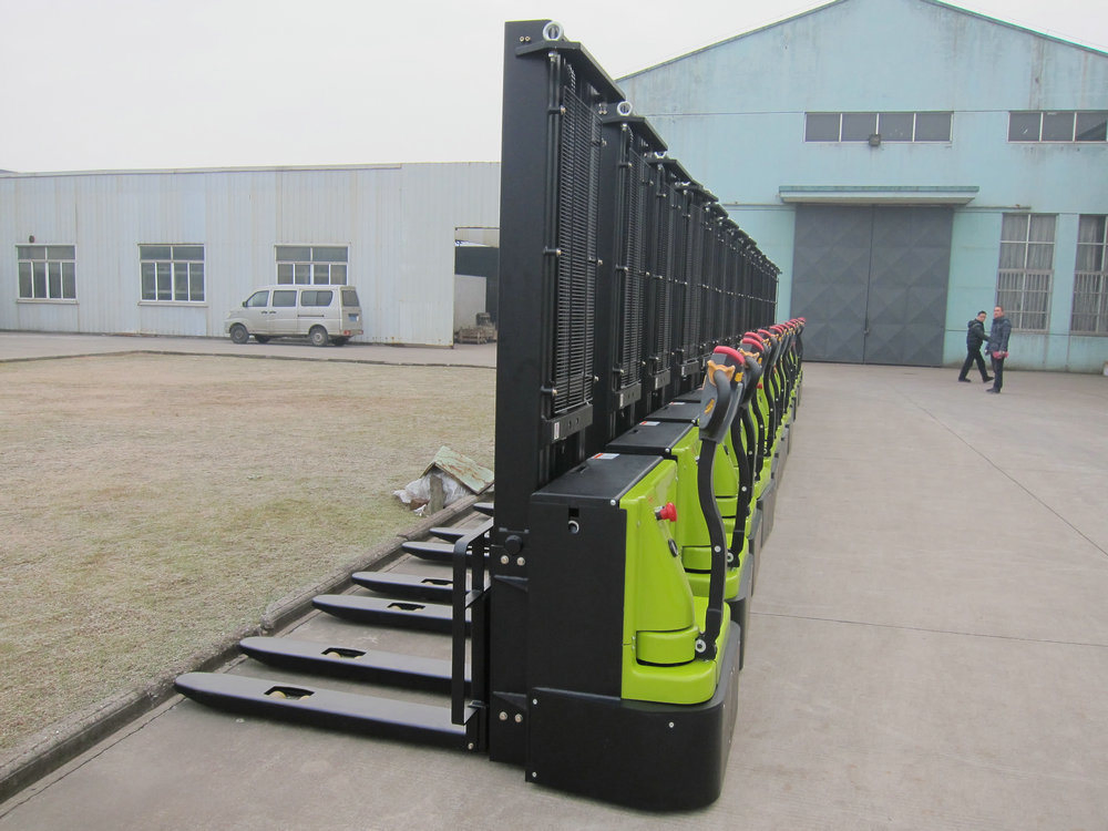 1.0ton Fully Automatic Electric Battery Pallet Stacker CE