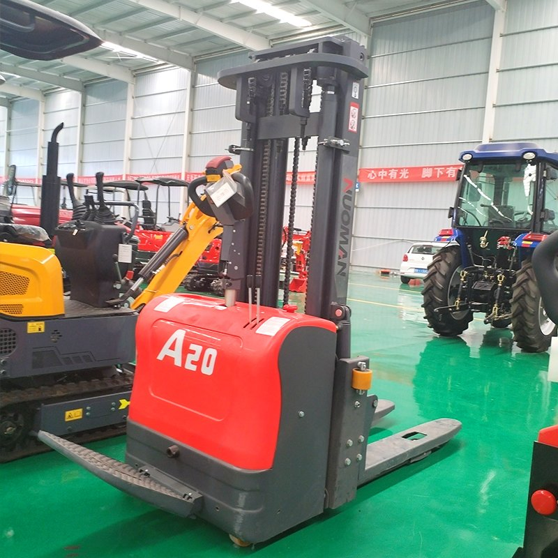 Free Shipping Stacker Lift 1.5 Ton Pallet Stacker with Self Loading All Terrain Stacker Function Affordable and High Performance