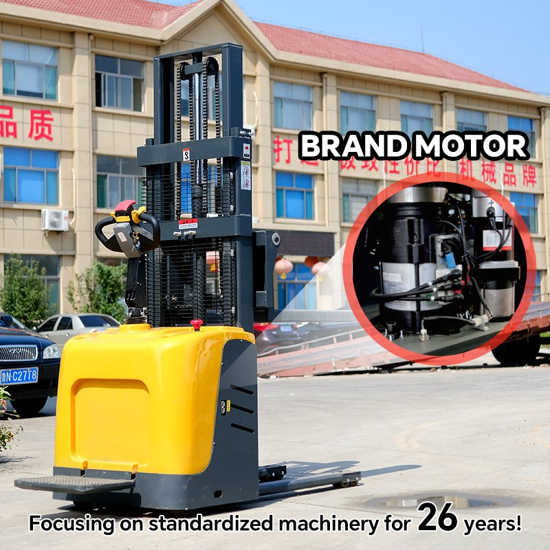 Factory Price 0.5t 1t 1.5t Fully Automatic Electric Pallet Stacker Lift