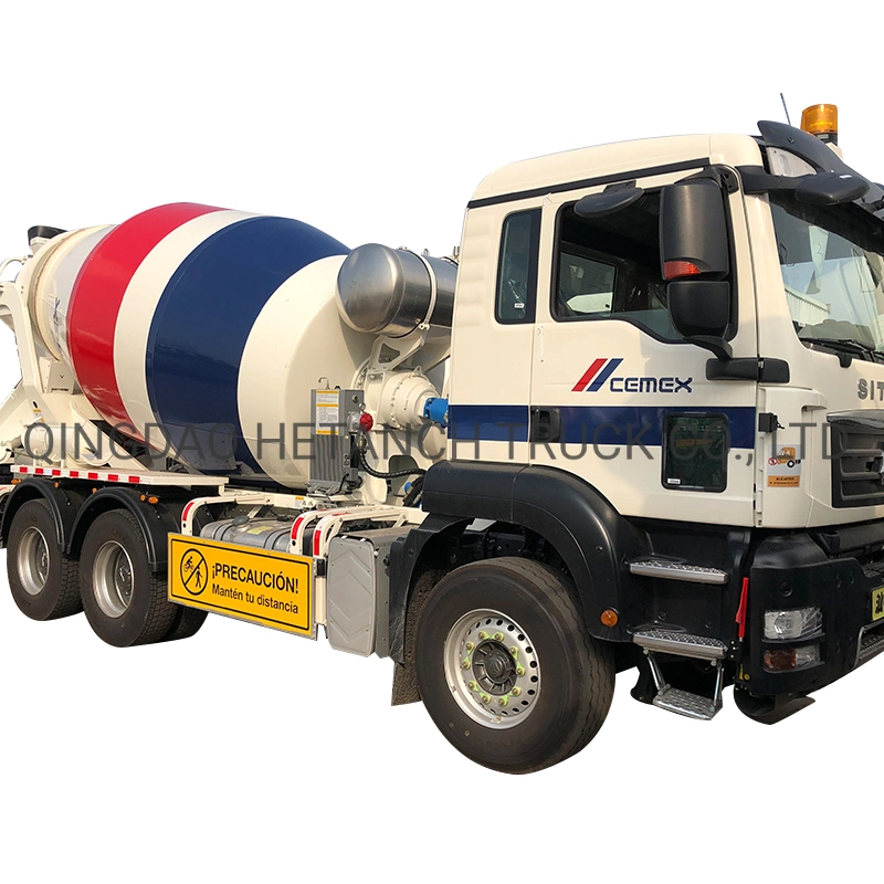 8 ~12 cbm Cement Agitator Using HARDOX steel Mixer Drum Concrete Truck