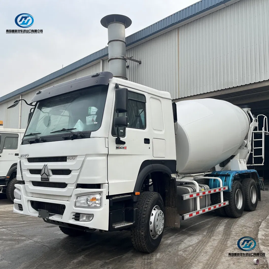 Concrete Mixer Truck Side View