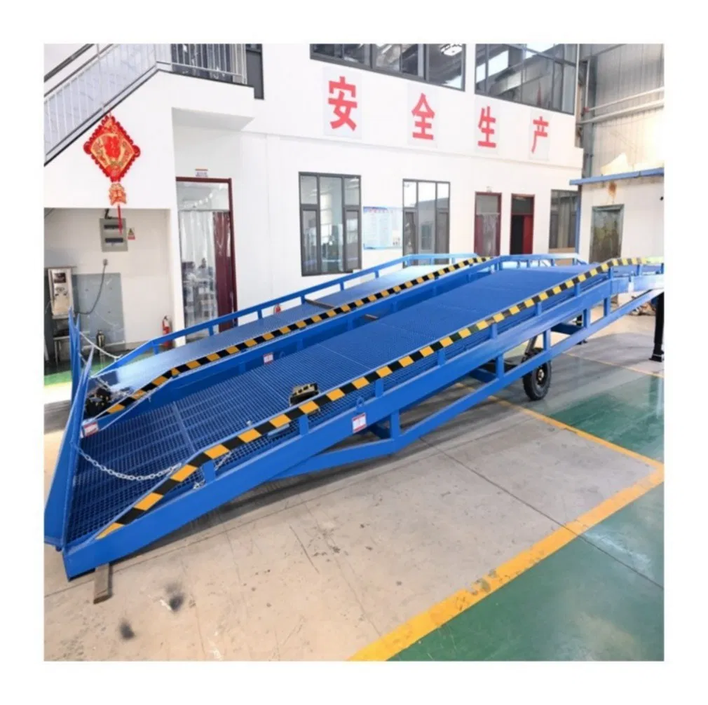Wholesale Loading Ramp Uni-Silent 10 Ton Hydraulic Container Loading Platform Dock Leveler Mobile Dock Ramp for Goods Transportation