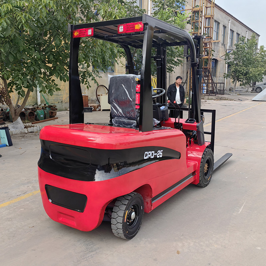 Forklift Electric 2.5tons 4-Wheel 2500kg Battery Electric Forklift Truck