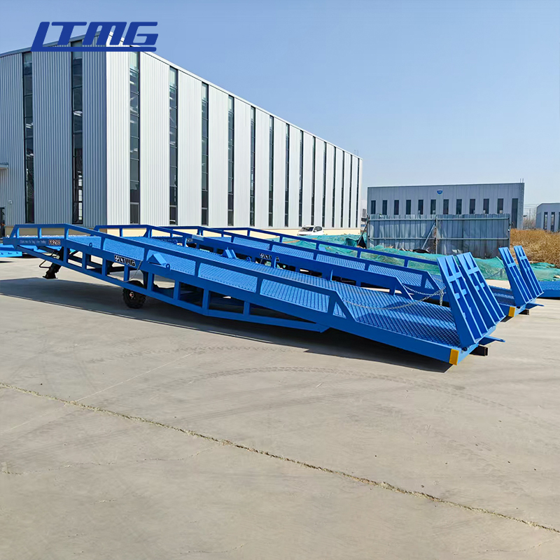Efficient Loading Unloading Operations 8 Ton Heavy Duty Mobile Dock Ramp