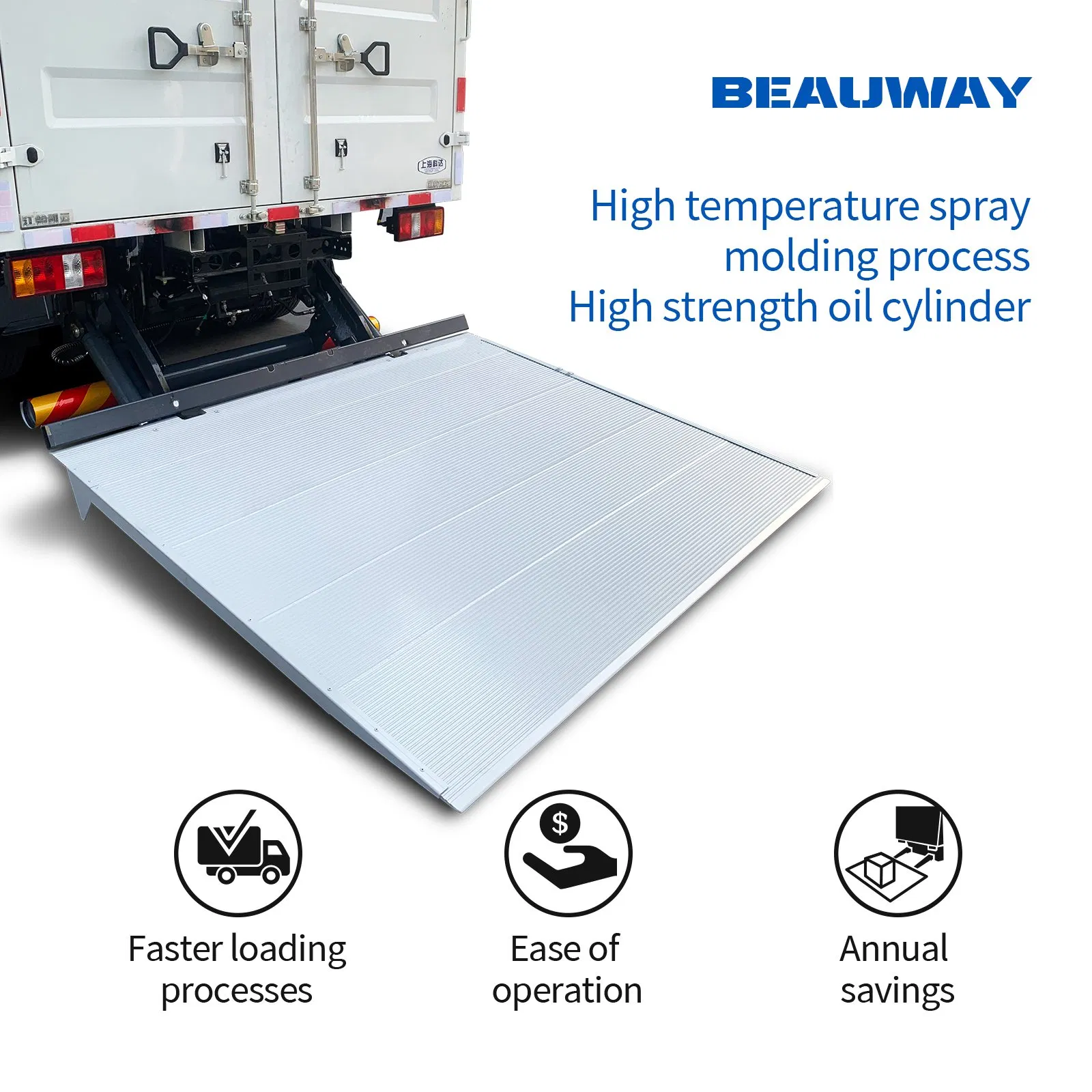 0.5ton-2ton Remote Control Tail Lift Hydraulic Tailgate Lift System for Trucks