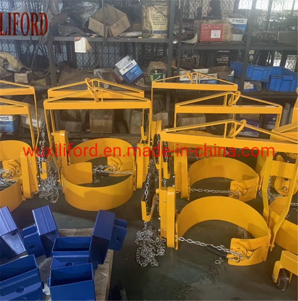 China Factory 365kg Crane Mounted Hand Rotation Drum Lifter Drum Rotator LG800