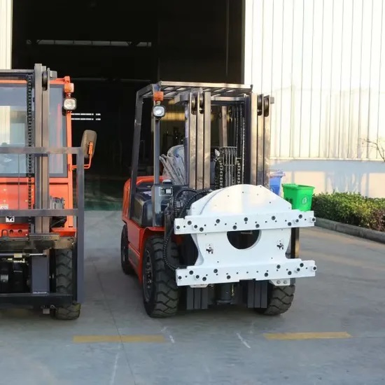 Forklift Attachment Paper Roll Clamp Tyre Bale Clamp Drum Block Clamp Rotator Diesel Forklift Parts Hinged Forks