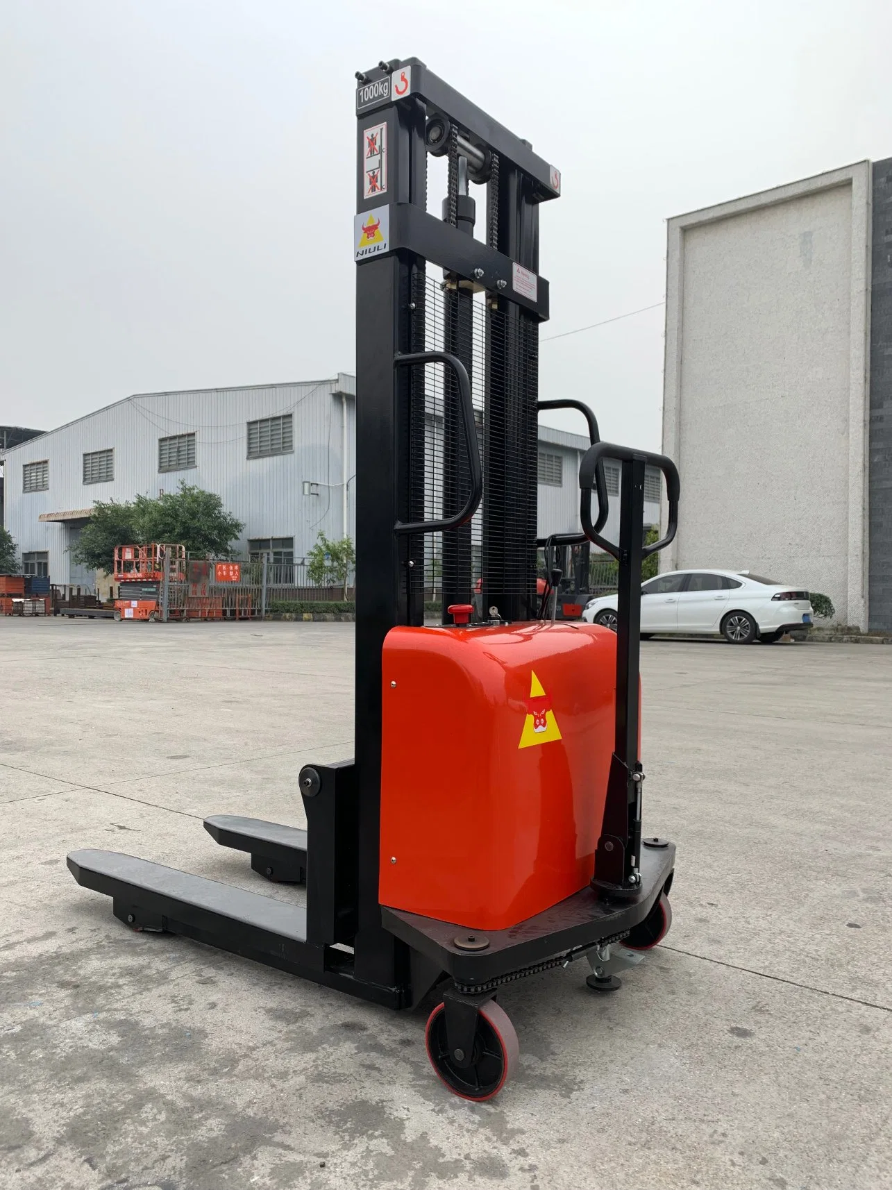 High Lift Walkie Fully Electric Powered Pallet Stacker