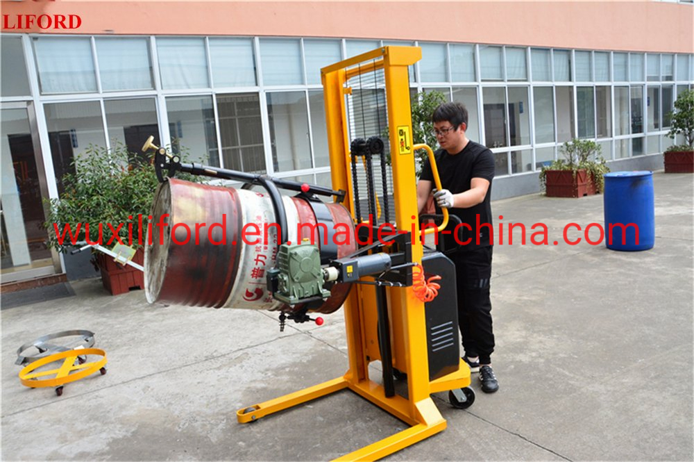 520kg DC Drum Lifter Rotator with Powered Lift and Rotation