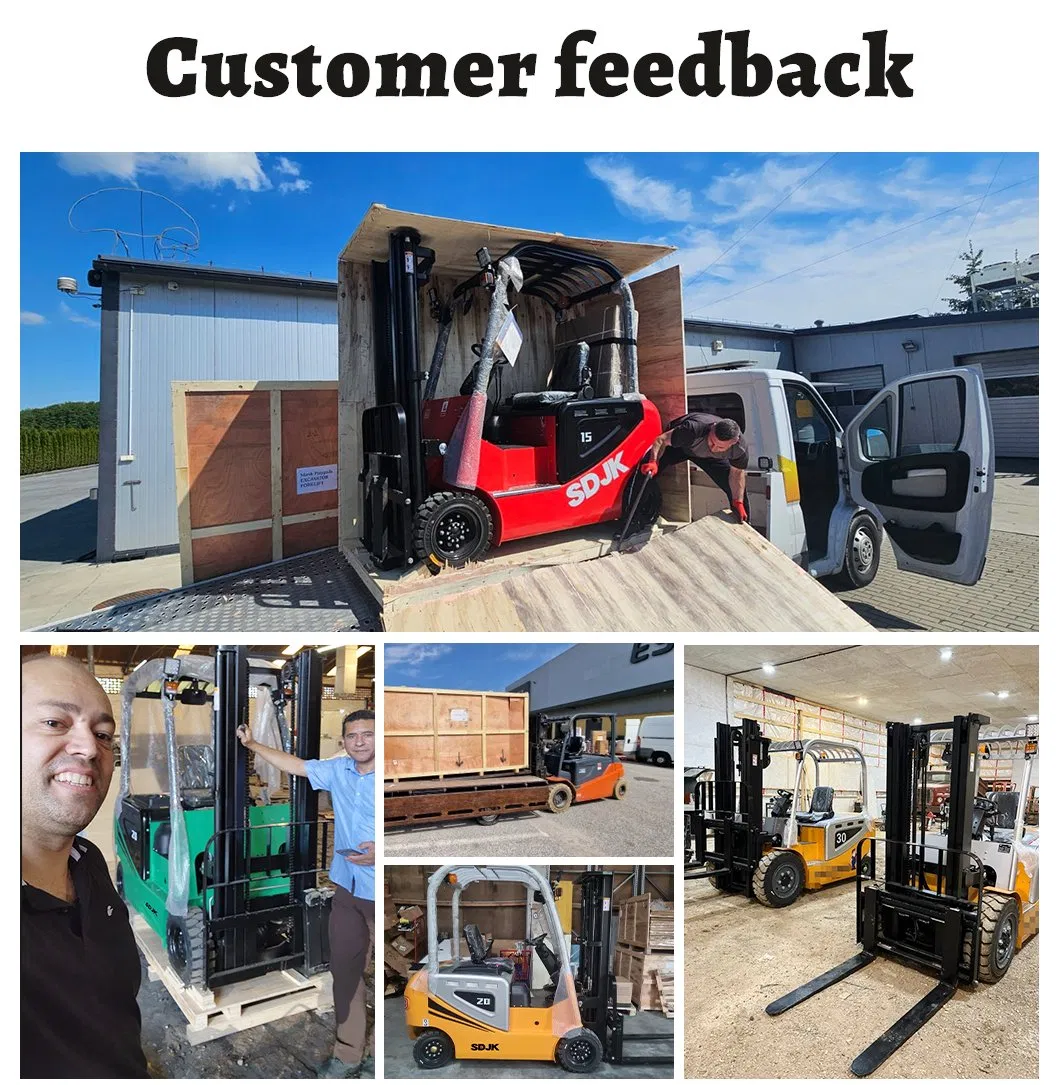 Small Forklift Side View