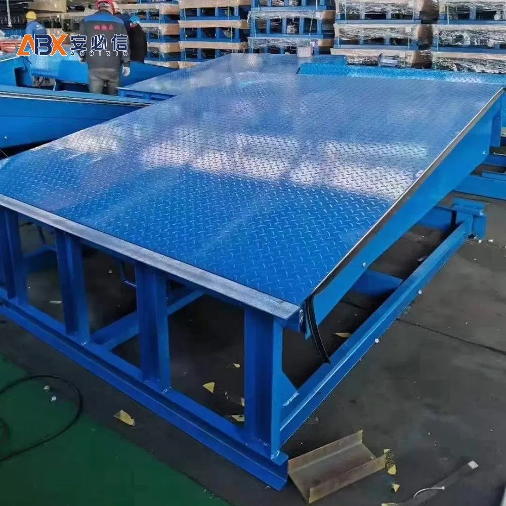 China Factory 6tons Dynamic Load Truck Hydraulic Adjustable Dock Leveler