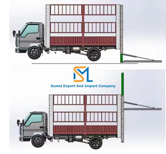 China-Made Steel Alloy Tailgate Lift System - 1500kgs Loading Capacity