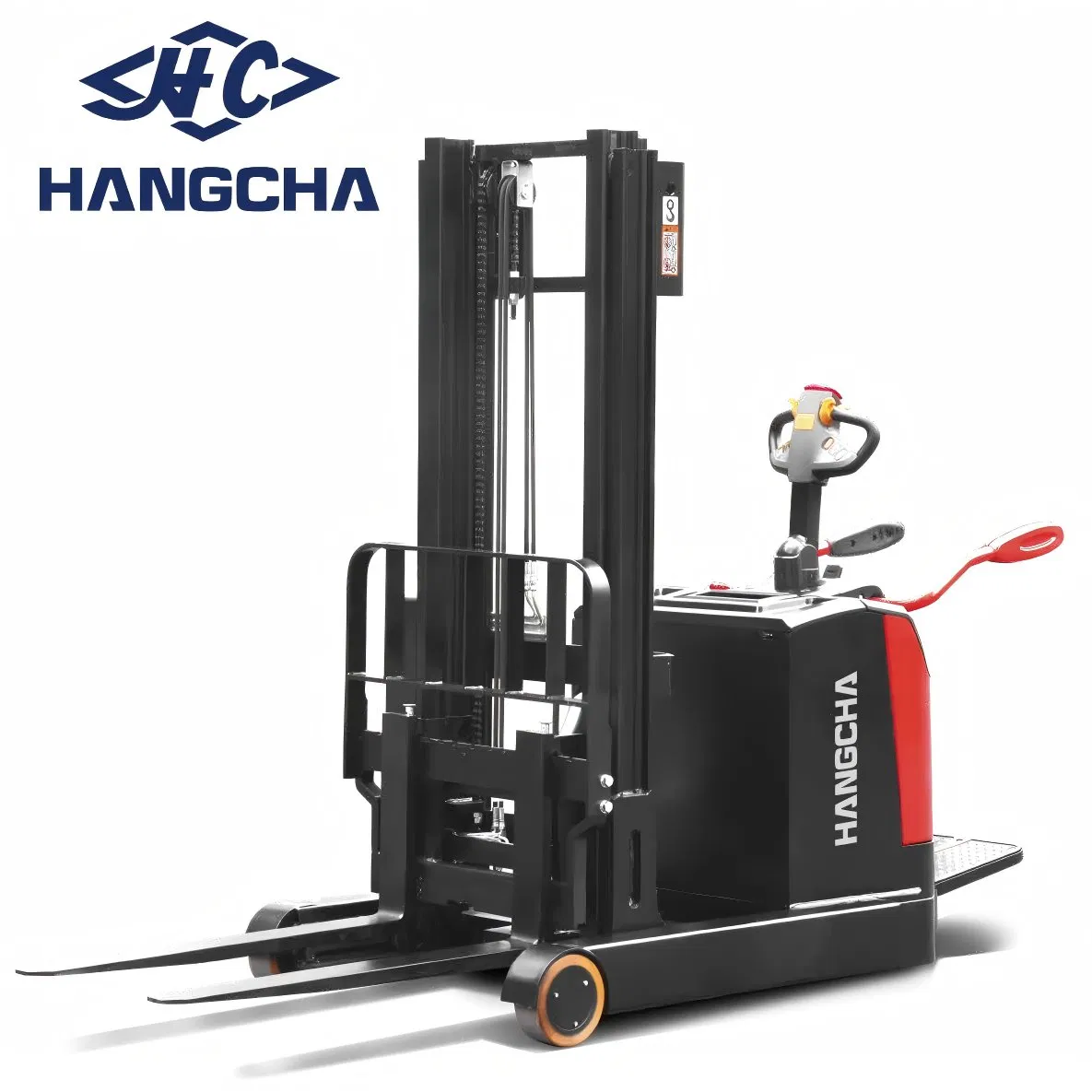 High Range Stand-on Pallet Stacker-Hangcha a Series 1.2t-1.6t with Initial Lift for Pallet Stacking