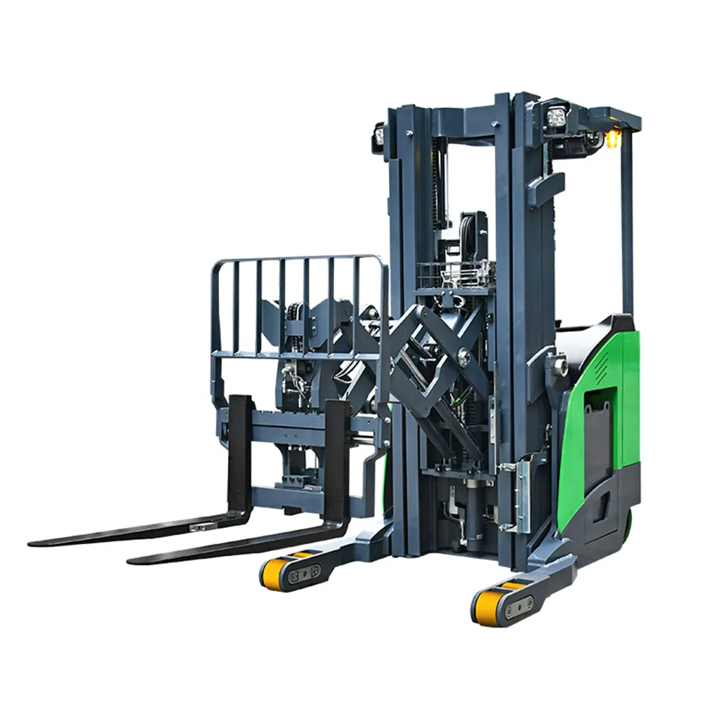 Sit-Down Double-Deep Reach Truck with 1500kg and 10 Meters Lifting Height Stand-on Reach Truck 2.0t-3.0t Capacity Forklifts 11m Mast Double Deep Reach Truck