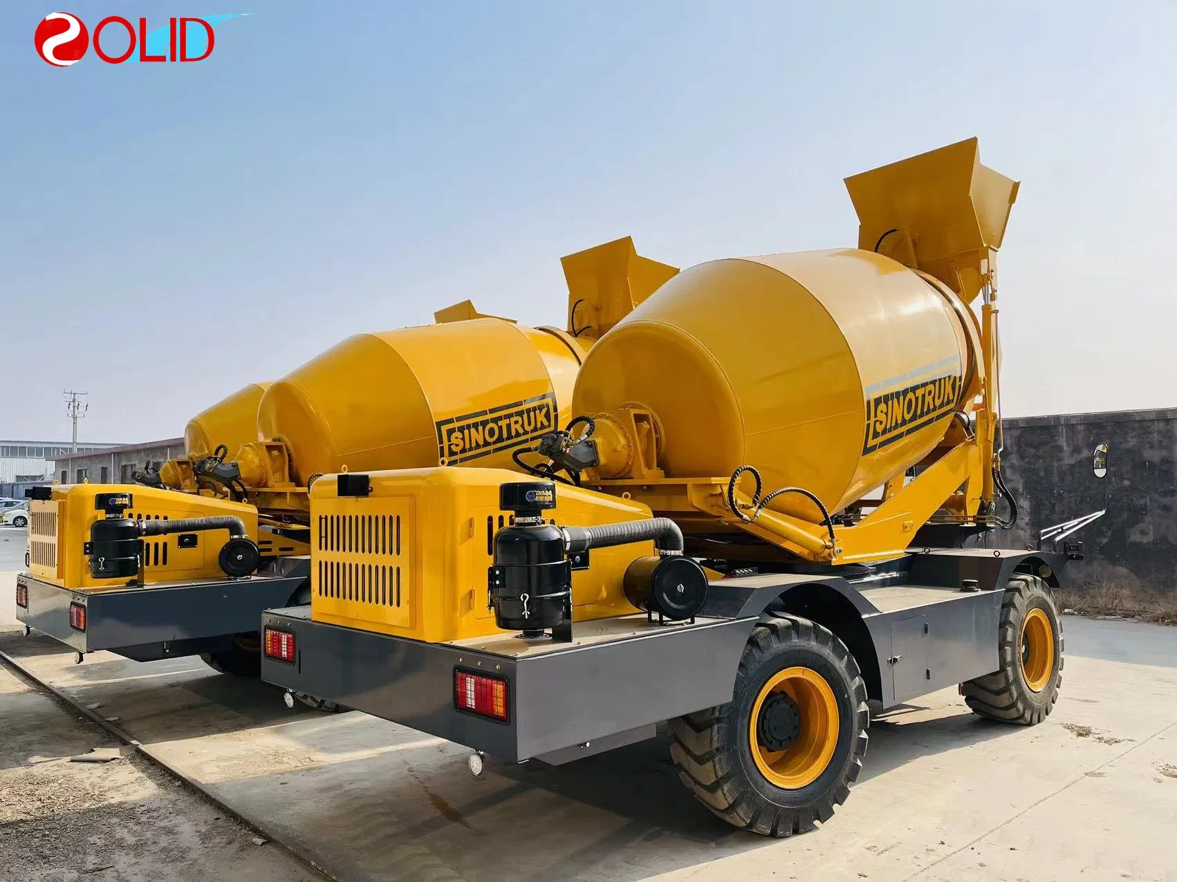 Best Self Mixing Truck 4cbm Mixer Drum for Self Feeding Mixer Truck