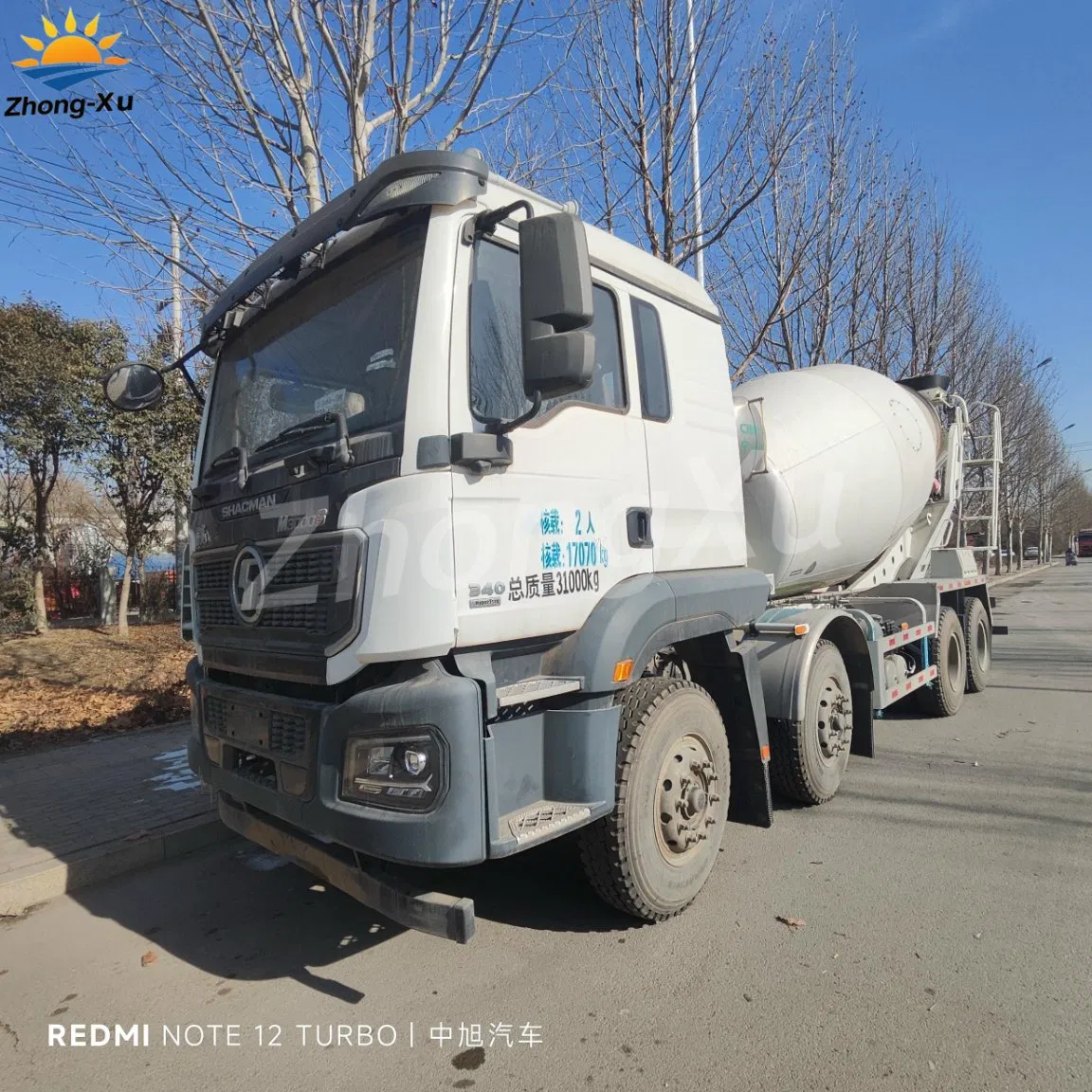 Sitrak HOWO Shacman 6X4 Cement Mixer Truck Construction Mobile Heavy Duty Extended High Roof Discharge Drum Concrete Mixing Truck