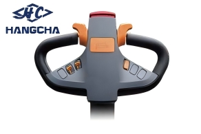 High Range Stand-on Pallet Stacker-Hangcha a Series 1.2t-1.6t with Initial Lift for Pallet Stacking