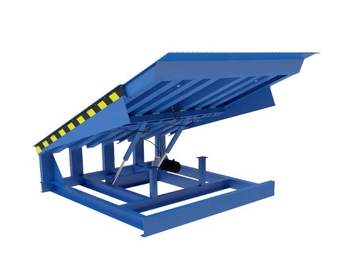 Factory Direct 8-Ton Double Electric Adjustable Telescopic Dock Leveler Warehouse Loading Dock Leveller
