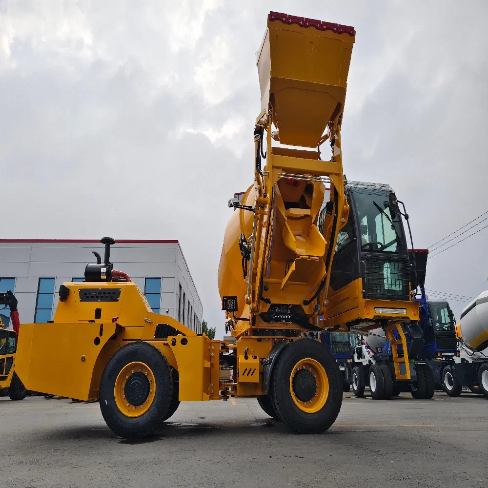 Durable 4/6/8m³ Concrete Mixer Truck, 16mn Alloy Steel Mixing Drum for Long Life.