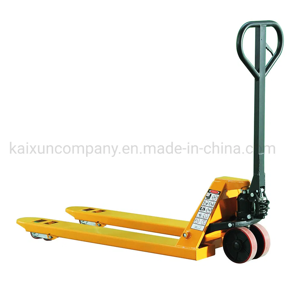 Factory Direct Manual Pallet Jack Truck 2000kg Capacity 550mm W X 1150mm L Fork PU Wheel