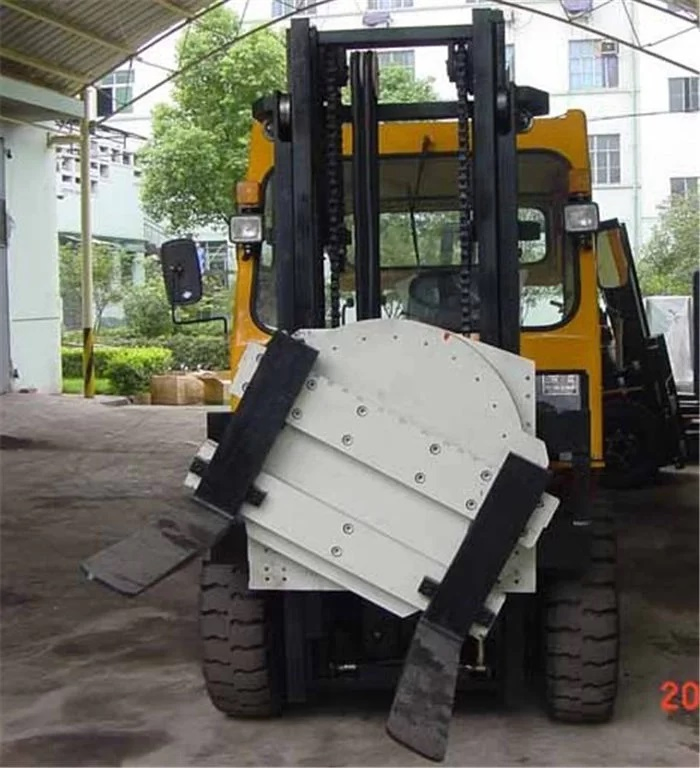 Forklift Attachment Paper Roll Clamp Tyre Bale Clamp Drum Block Clamp Rotator Diesel Forklift Parts Hinged Forks