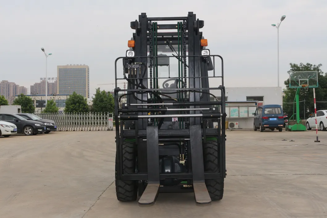 Diesel Forklift Side View