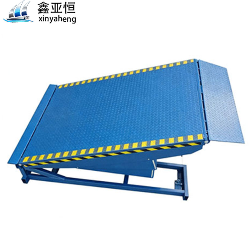 Loading &amp; Unloading Adjustable Stationary Lifting Hydraulic Mechanical Dock Leveler Yard Ramp Crane