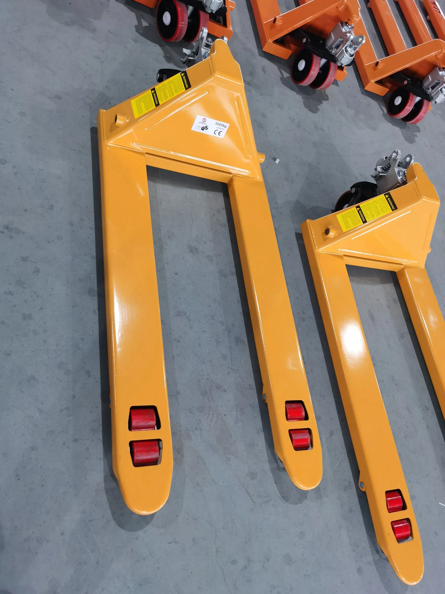 2500kg PU Wheel Nylon Wheel Lift Cargo Equipment Manual Hand Forklift Pallet Truck