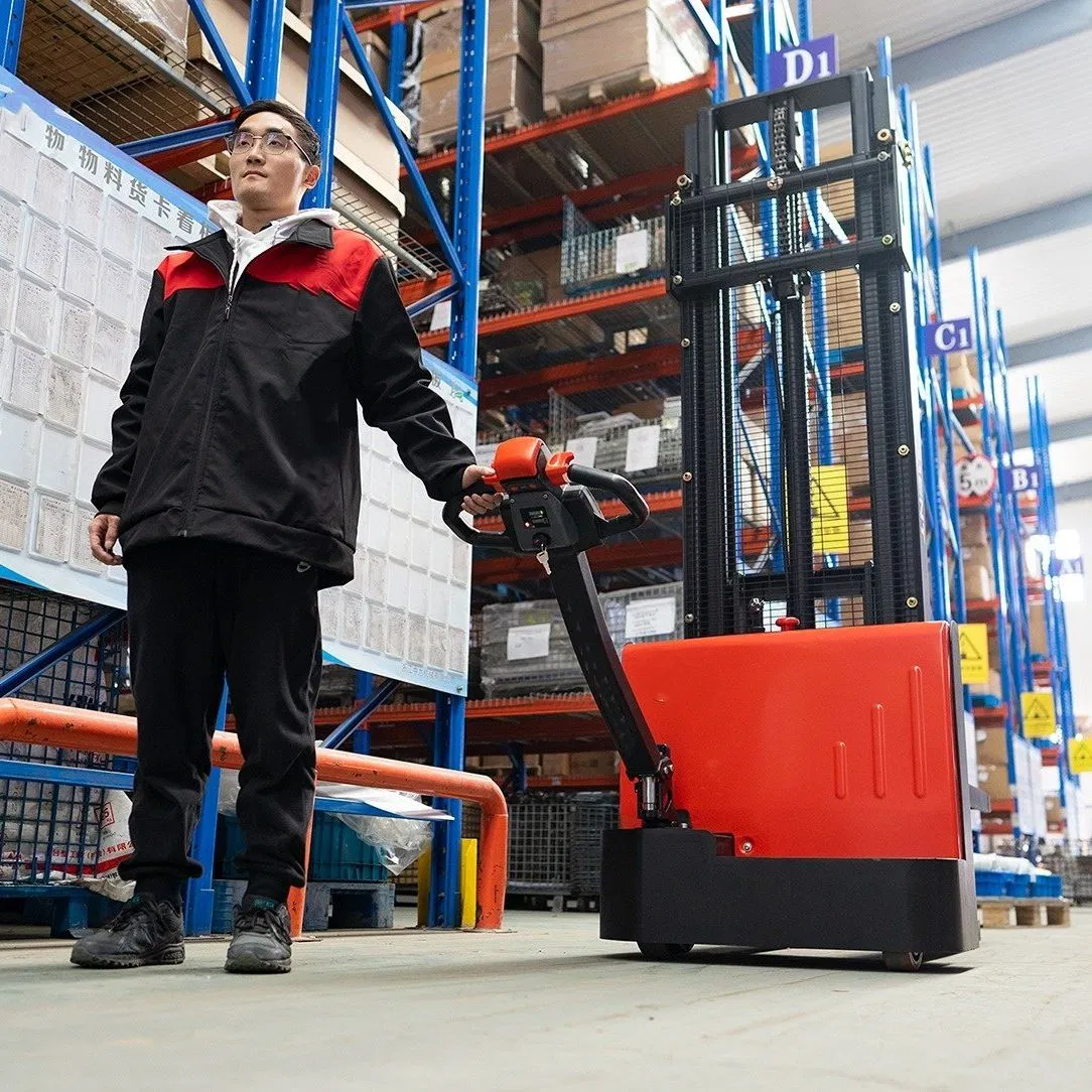 1.5 Ton 1.6 Ton 3m 4.5m Small Mini Fully Electric Forklift Electric Pallet Stacker