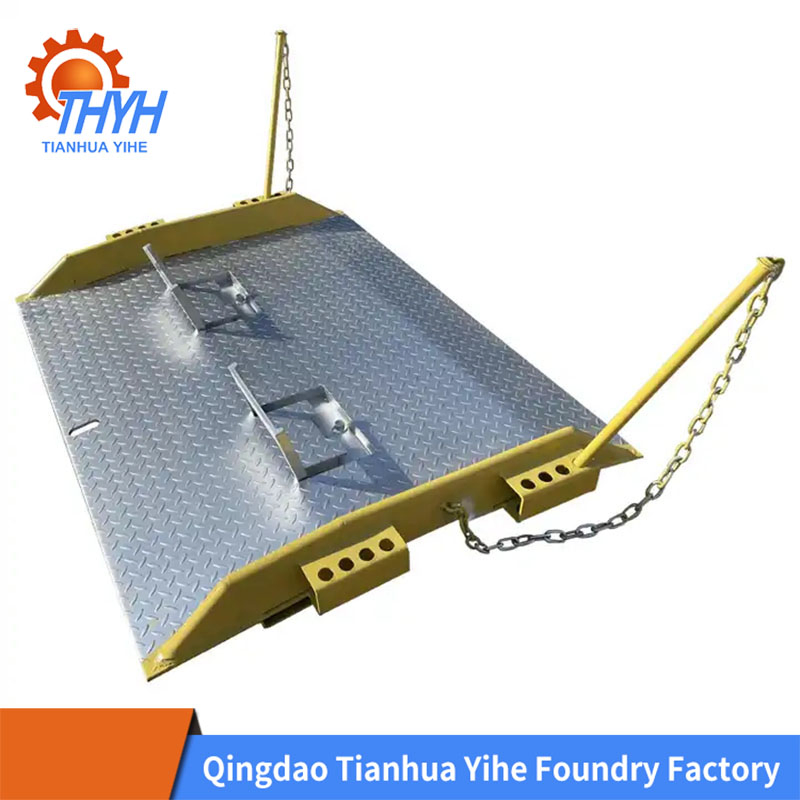 6-15ton Adjustable Height Container Hydraulic Mobile Loading Dock Yard Unloading Ramps for Forklift Truck Warehouse