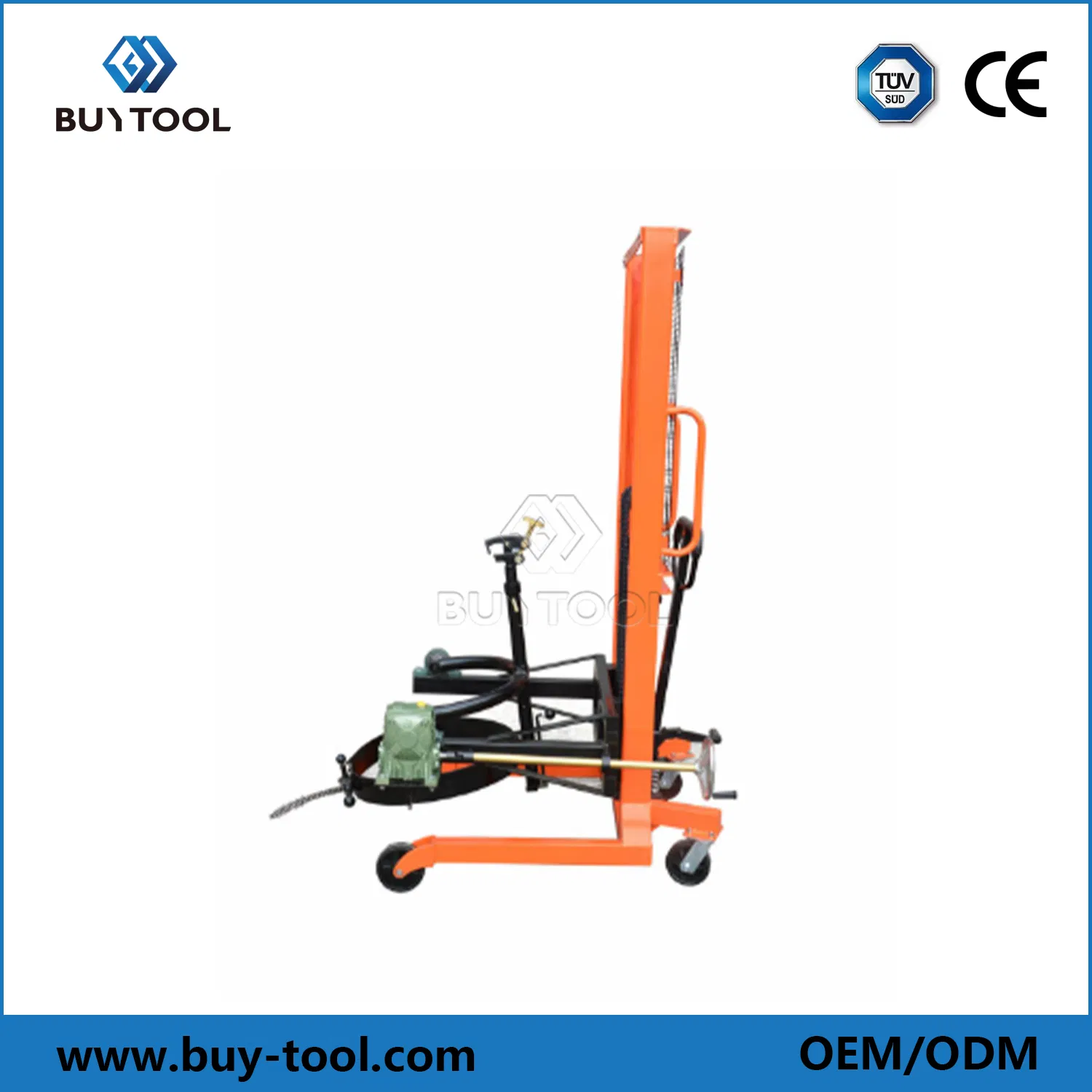 Da450-1 Foot Pedal Hydraulic Drum Rotator Hydraulic Manual Drum Tilter