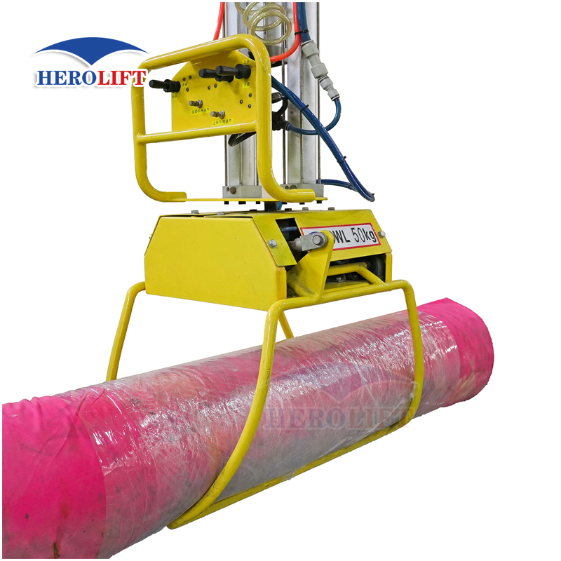 Heavy-Duty Vacuum Tube Lifter for Efficient Drum Handling