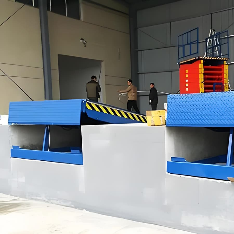 Electric Stationary Fixed Pit Loading Dock Ramp for Loading Bays of Warehouse